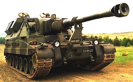 British Army 155mm Braveheart howitzer 
