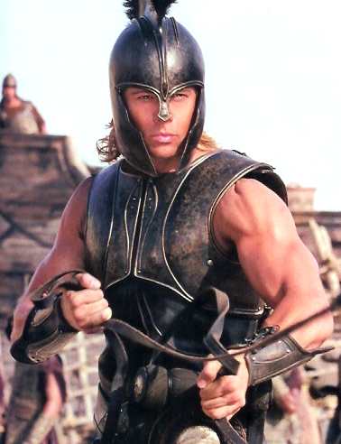 brad pitt foto. Brad Pitt as Achilles in