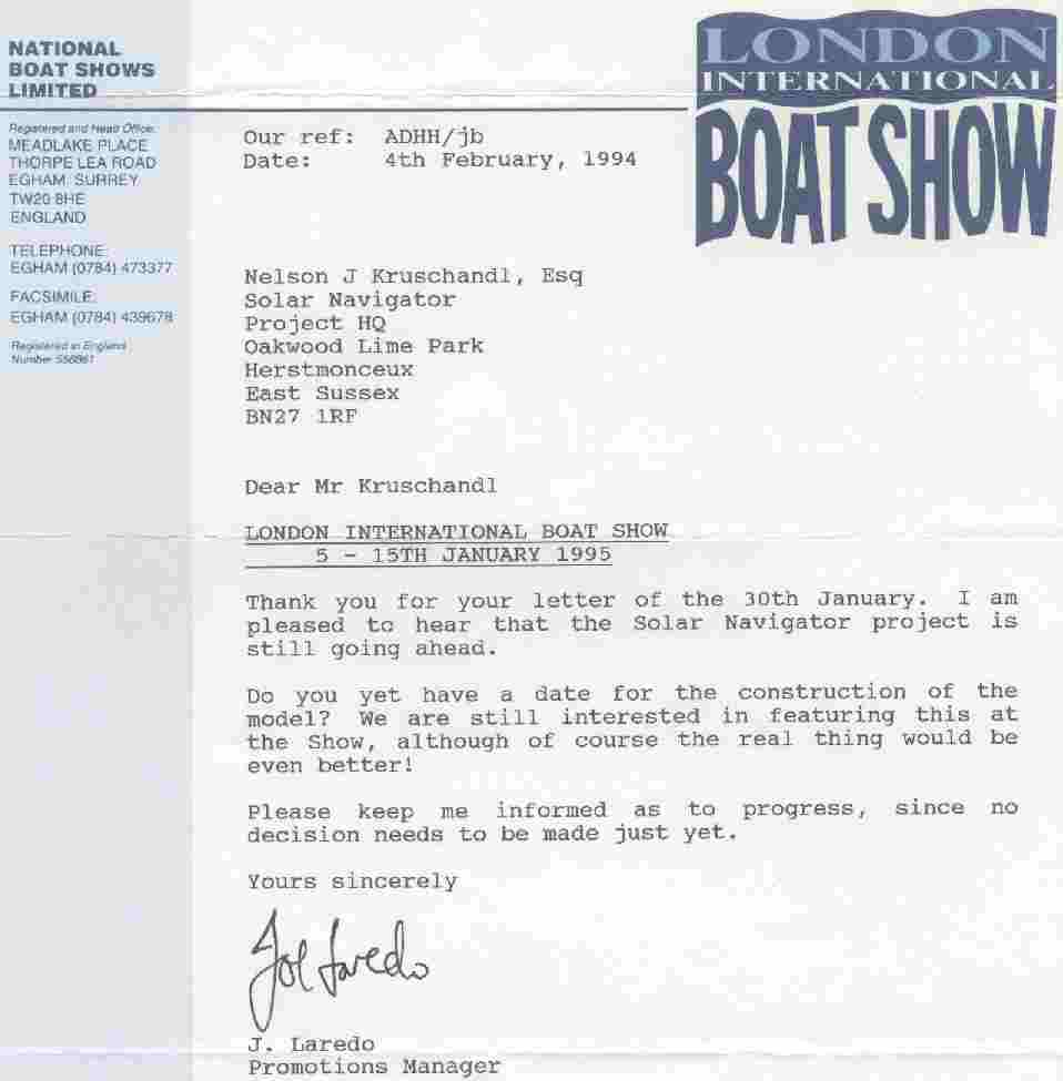 London International Boat Show 1995