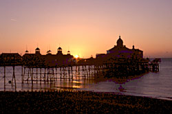 Eastbourne pier sunset