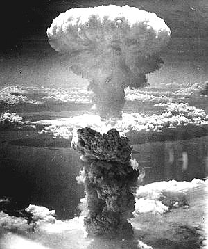 A nuclear detonation: 2nd World War, Nagasaki, Japan 1945