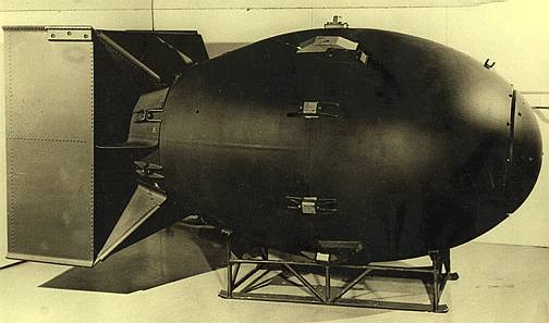 The plutonium atomic bomb dropped on Nagasaki in 1945