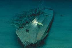 Lusitania sunken wreck