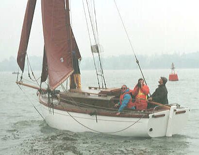 Nancy Blackett at sea