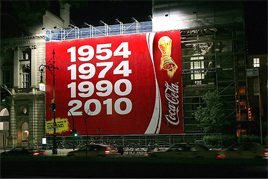 M & C Saatchi coca cola advert football world cup message back in 2010