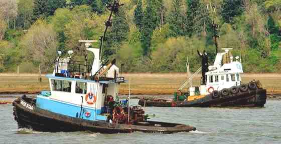 River Tugboats, Tugs towing