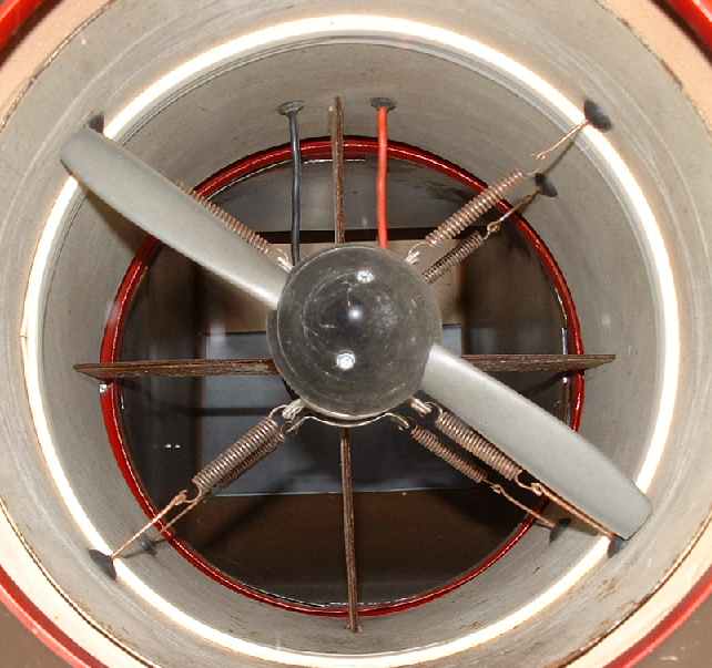 Spring mounted 1hp wind tunnel fan motor