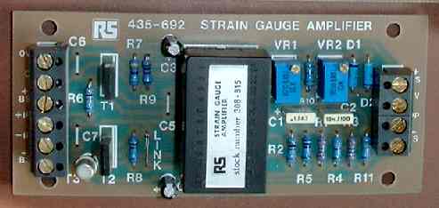 Radio Spares RS strain gauge amplifier