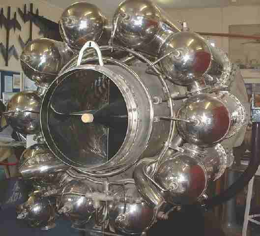 Gloster Meteor gas turbine jet engine