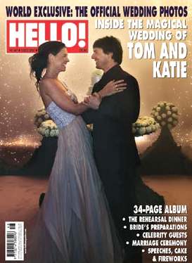 tom cruise and katie holmes wedding photos