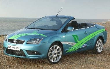 Ford Focus cabriolet biofuel car