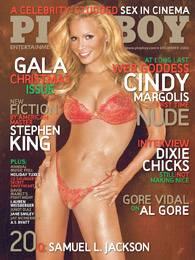 Playboy Magazine 2006 cover Cindy Margolis