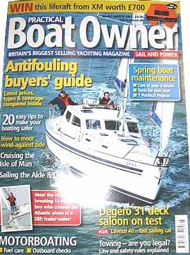 Practical Boat Owner magazine front cover