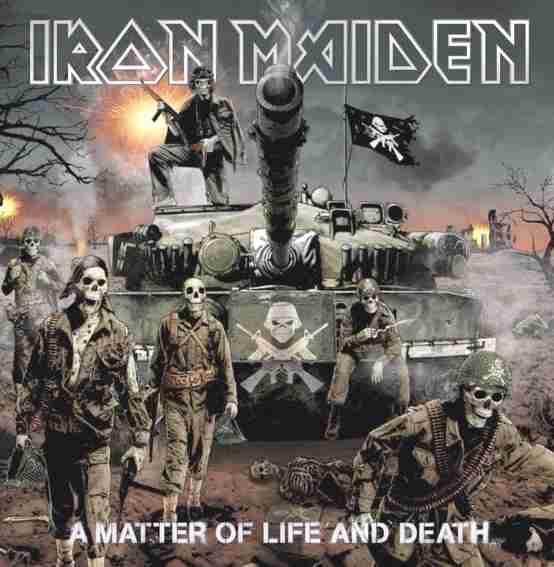 Iron Maiden's A Matter of Life and Death album cover