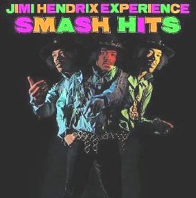 The unique use of color and accessories that defined Jimi's fashion sense seen in this multiple exposure image that adorns the cover of Smash Hits, the only Hendrix compilation album released before his death
