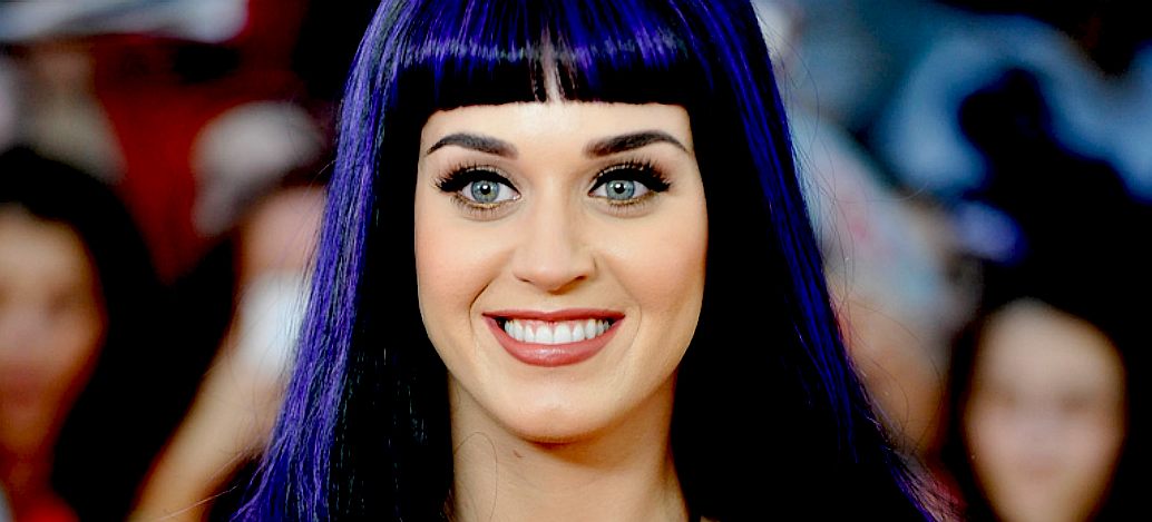 Katy Perry all bright blue eyed