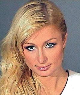 Paris Hilton's booking photo