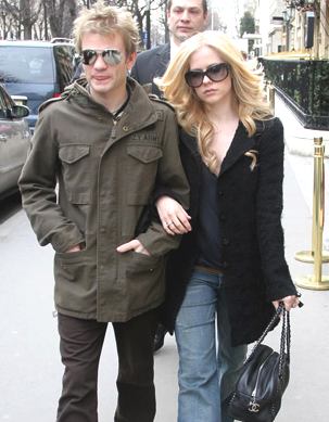Paris lovers, Avril Lavigne and Deryck Whibley