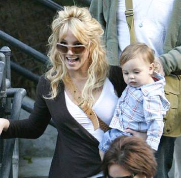 Britney Spears and son Sean Preston