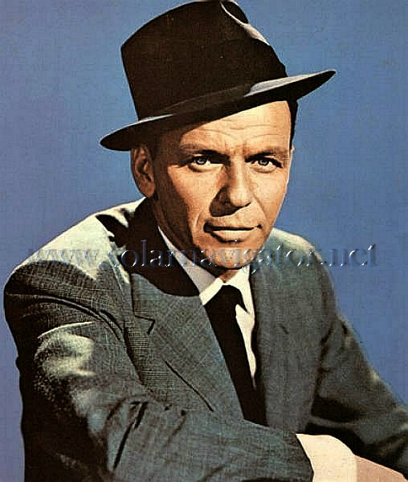 Frank Sinatra classic hat portrait, solar navigator