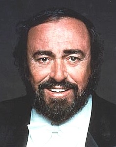 Luciano Pavarotti portrait operatic tenor