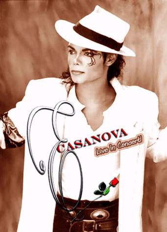Michael Jackson as Casanova in concert