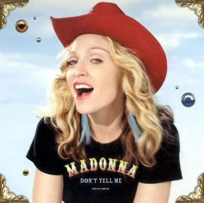 Madonna don;t tell me cover music images