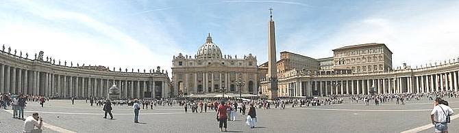 Vatican City St Peter's Square landscape photograph