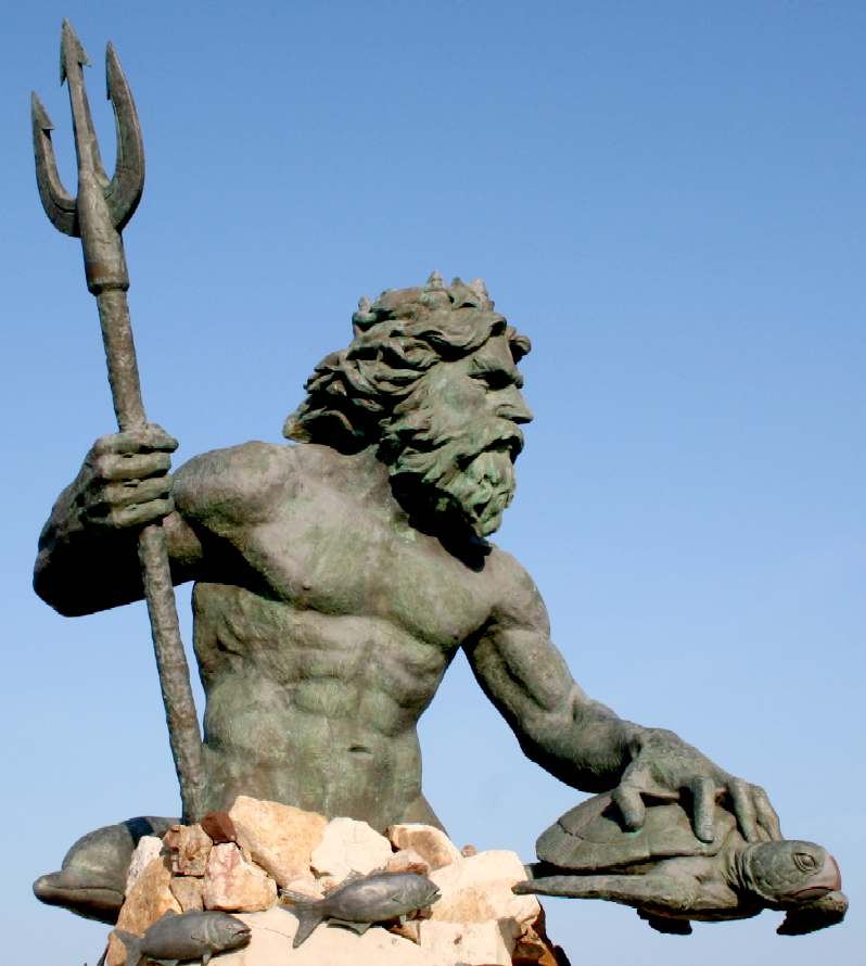 Neptune statue, Virginia USA