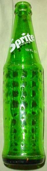 Glass bottle of Sprite 10 fluid ounces