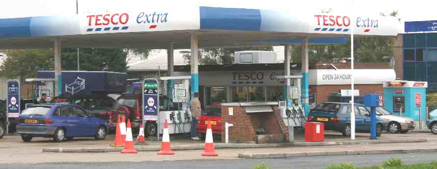 Tesco Petrol Garage Eastbourne Sussex