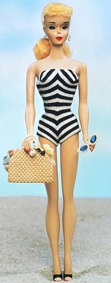 The original Barbie doll was launched in March 1959