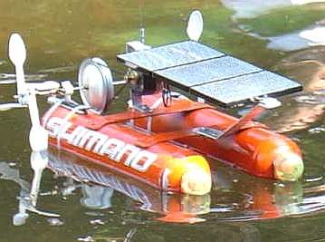 solar powered model shimano aerosol catamaran paddle boat from Mexico