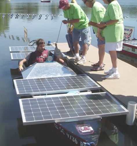 Buffalo (Solar Splash) electric canoe