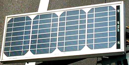 Solar panel made by BP Solar
