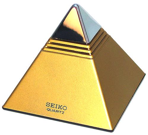Seiko talking pyramid clock from 1984