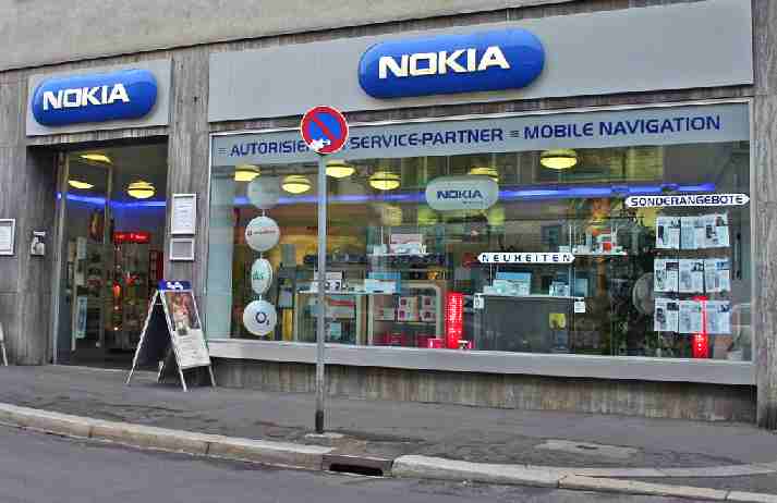 Nokia shop in Wurzburg, Germany