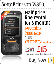 Sony Ericsson W850i mobile phone deal