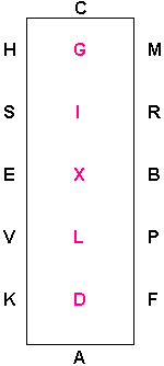 60x20 letter arrangement