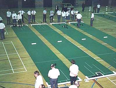 Bowls short mat indoor game