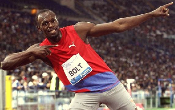 Usain Bolt, the world's fastest male sprinter 2012