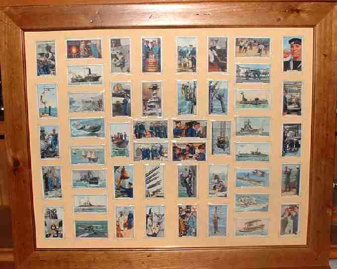 Rare original complete set: Park Drive, Gallahers tobacco, cigarette cards from World War Two