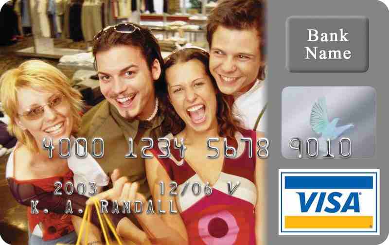 visa credit card logo. Visa happy shoppers credit