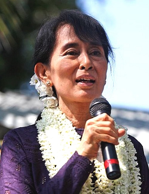 2011 speech Aung San Suu Kyi political campaigner for peace in Burma