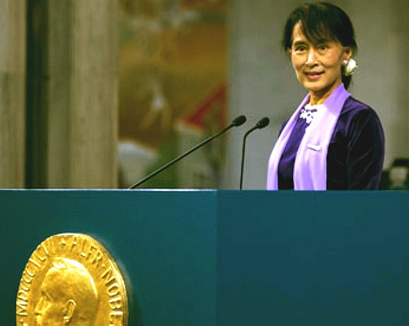2012 Oslo, speech for Noble Prize 1991, Aung San Suu Kyi political campaigner