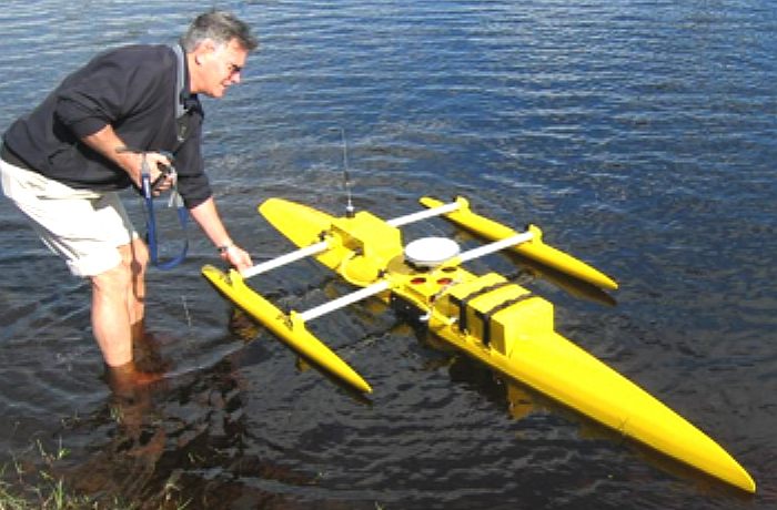 Sea Robotics trimaran autonomous platform