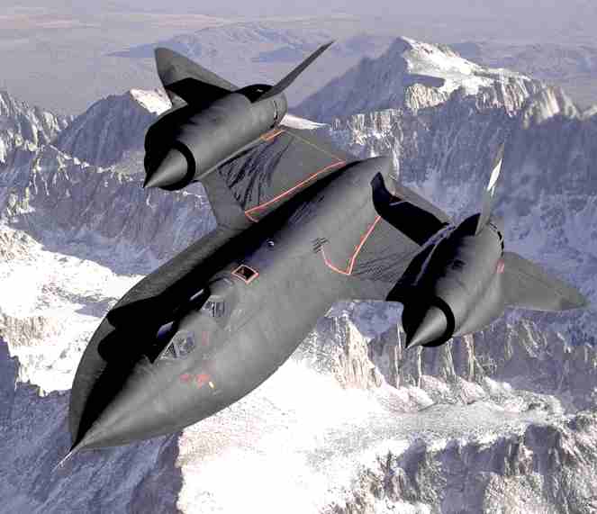 The USAF's stealth bomber SR-71 Blackbird was developed from the CIA's A-12 OXCART