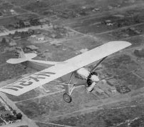 Spirit of St Louis flying record attempt