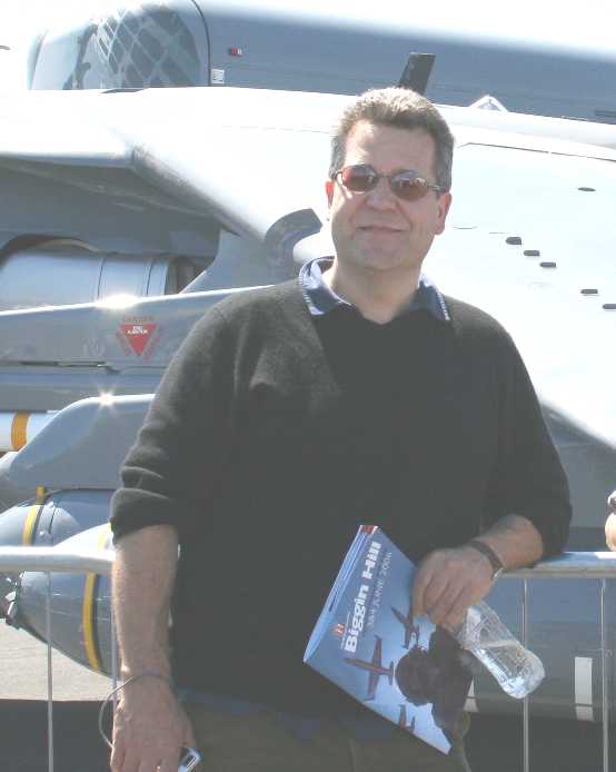 Author Alex Askaroff enjoying Biggin Hill June 2006
