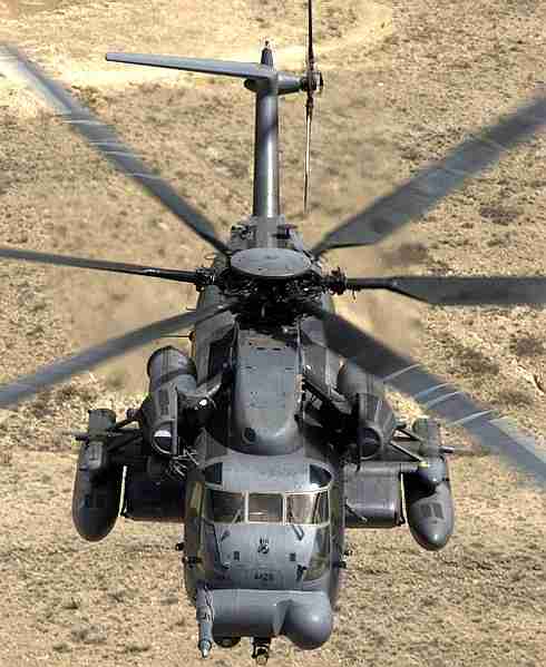 Sikorsky MH-53 military helicopter